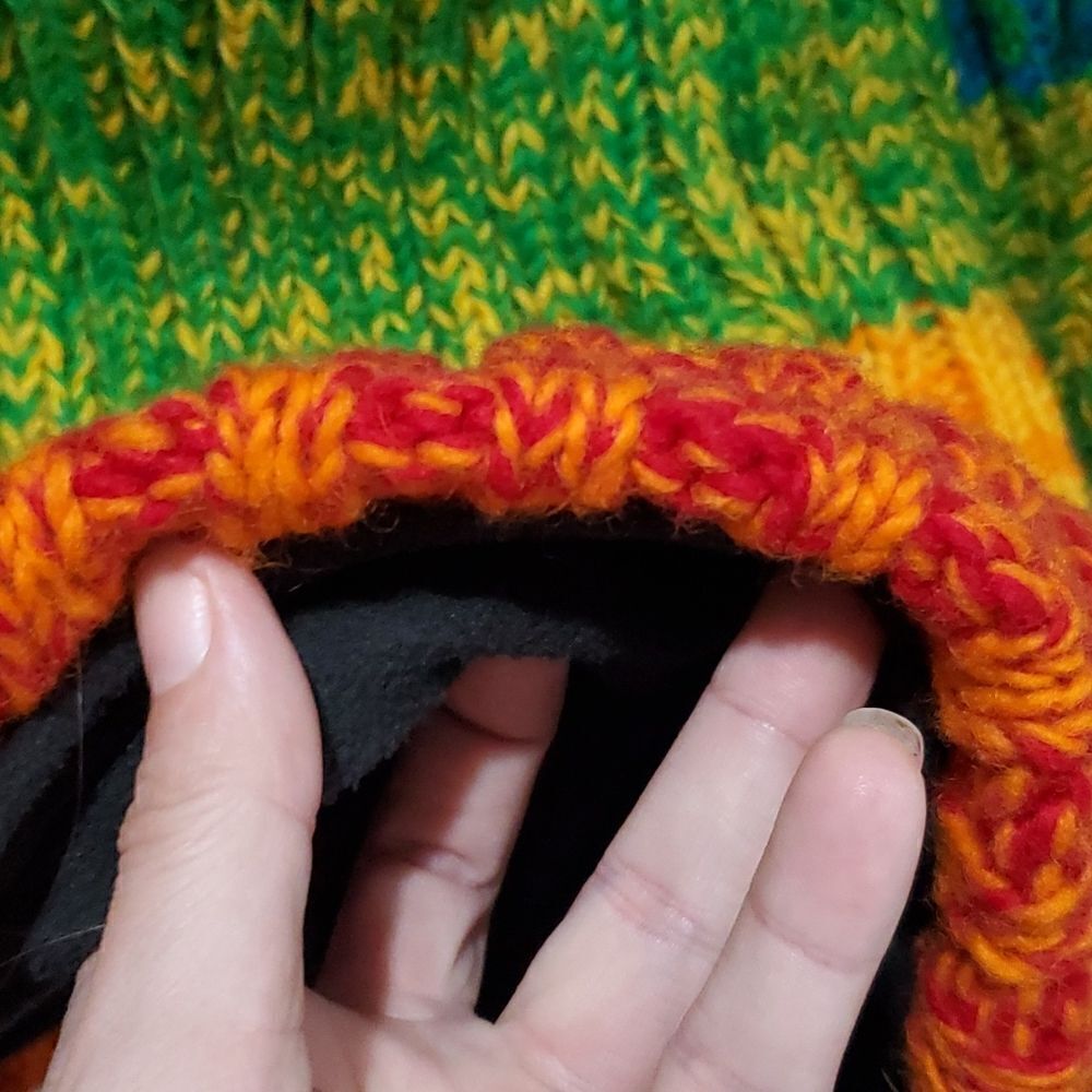 Kyber 100% Wool Rainbow Coat - Picture 10 of 16